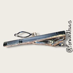 Vintage Silver-Tone Tie Clip – Polished Finish Classic Styling